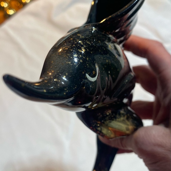 Vintage Freeman Mcfarlin Ceramic Swordfish Wall Pocket Hanger - Picture 4 of 5